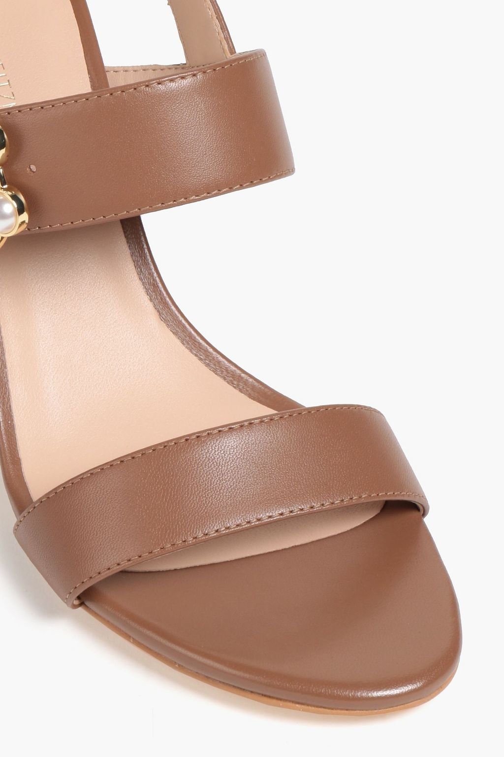 STUART WEITZMAN Embellished leather sandals