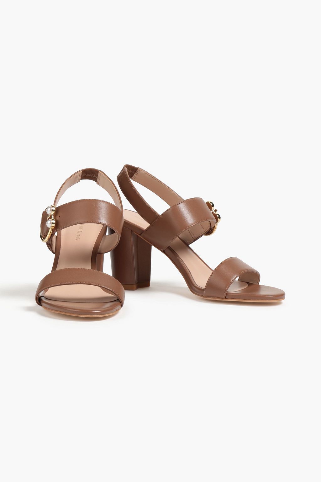 STUART WEITZMAN Embellished leather sandals
