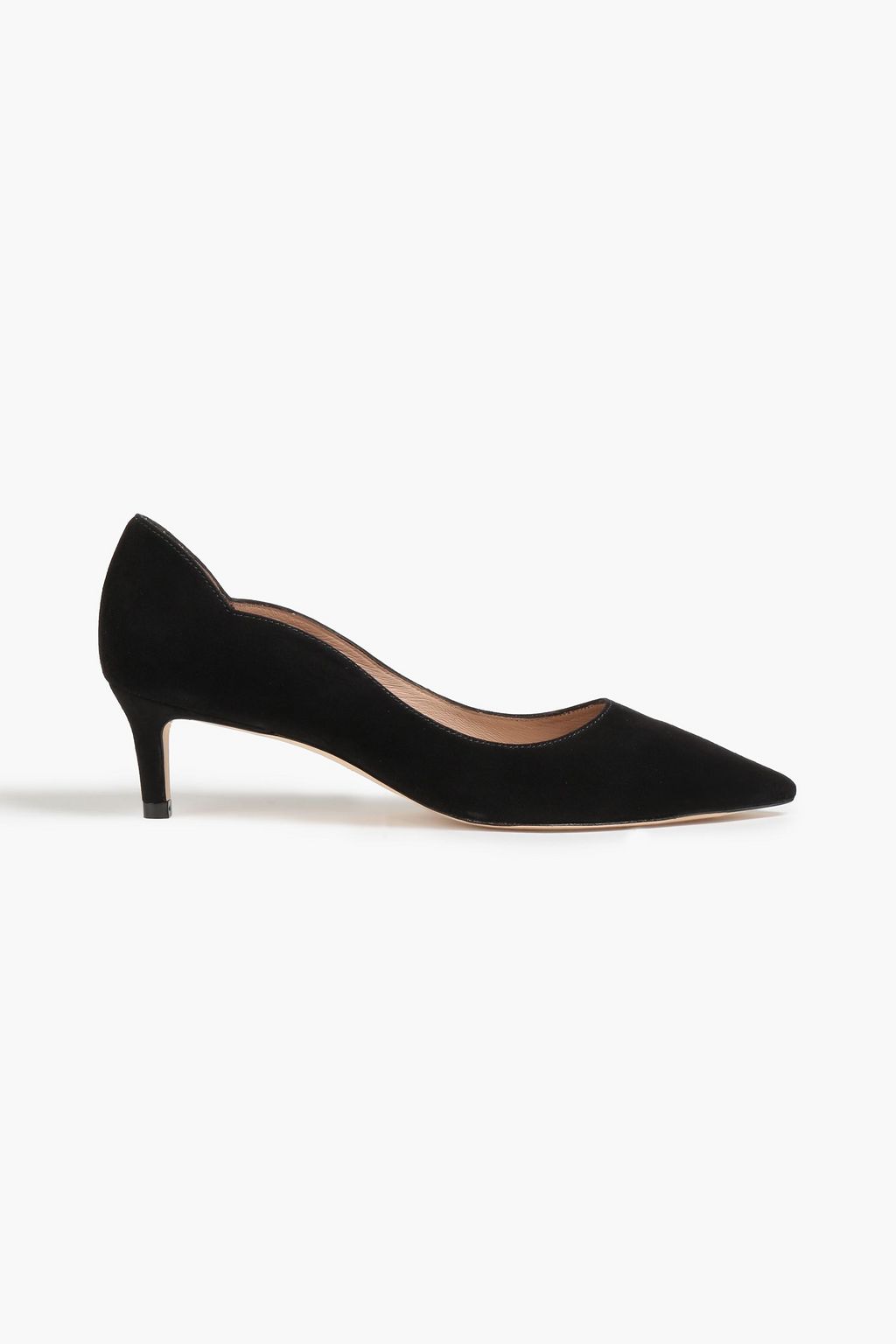 STUART WEITZMAN Anny scalloped suede pumps | Sale up to 70% off | THE ...