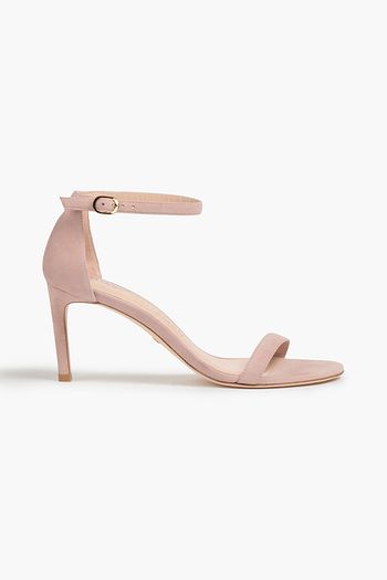 Nicholas Kirkwood Pink Suede Ruffle Trimmed Platform Pumps Size 36.5