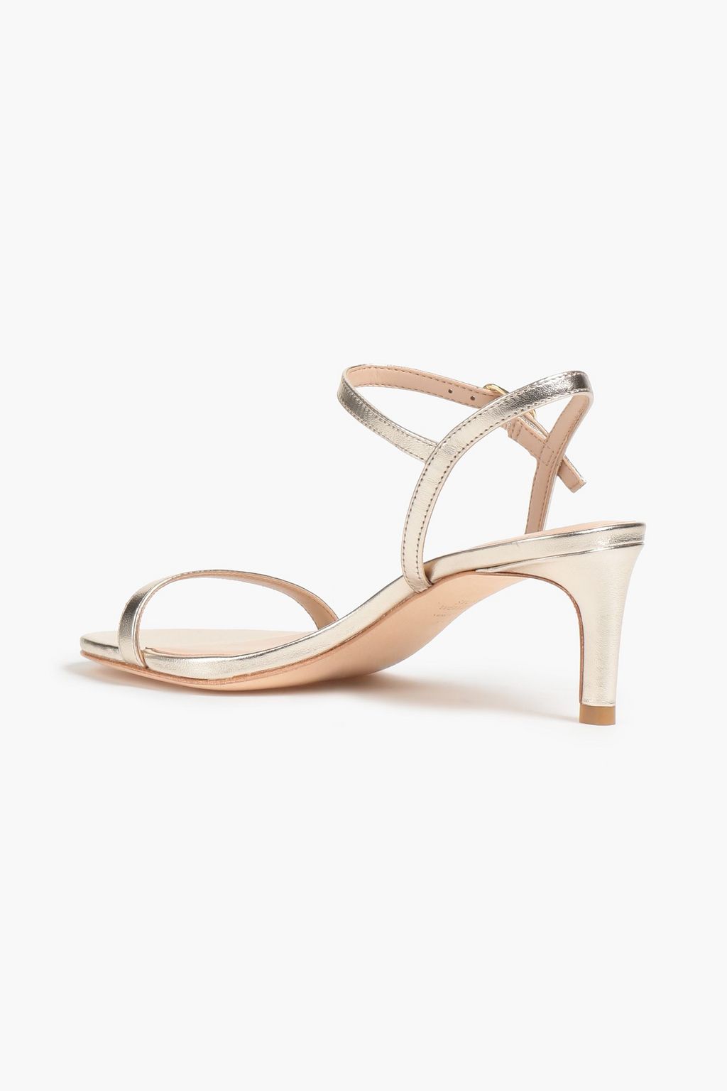 STUART WEITZMAN Dancer metallic leather sandals