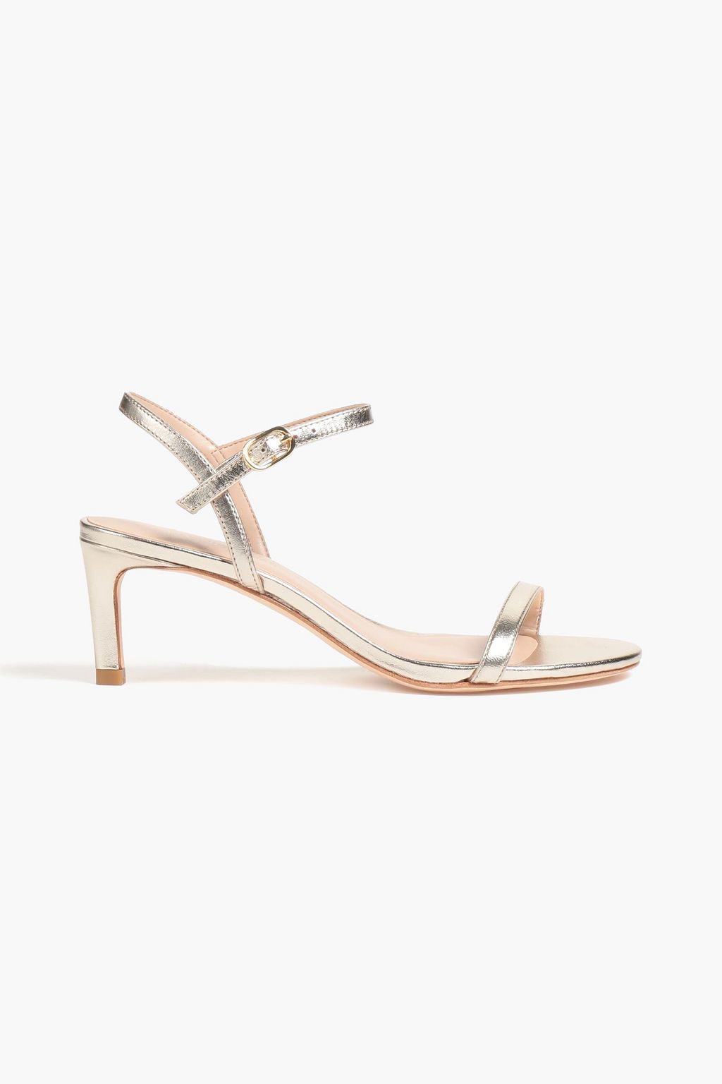 STUART WEITZMAN Dancer metallic leather sandals | THE OUTNET