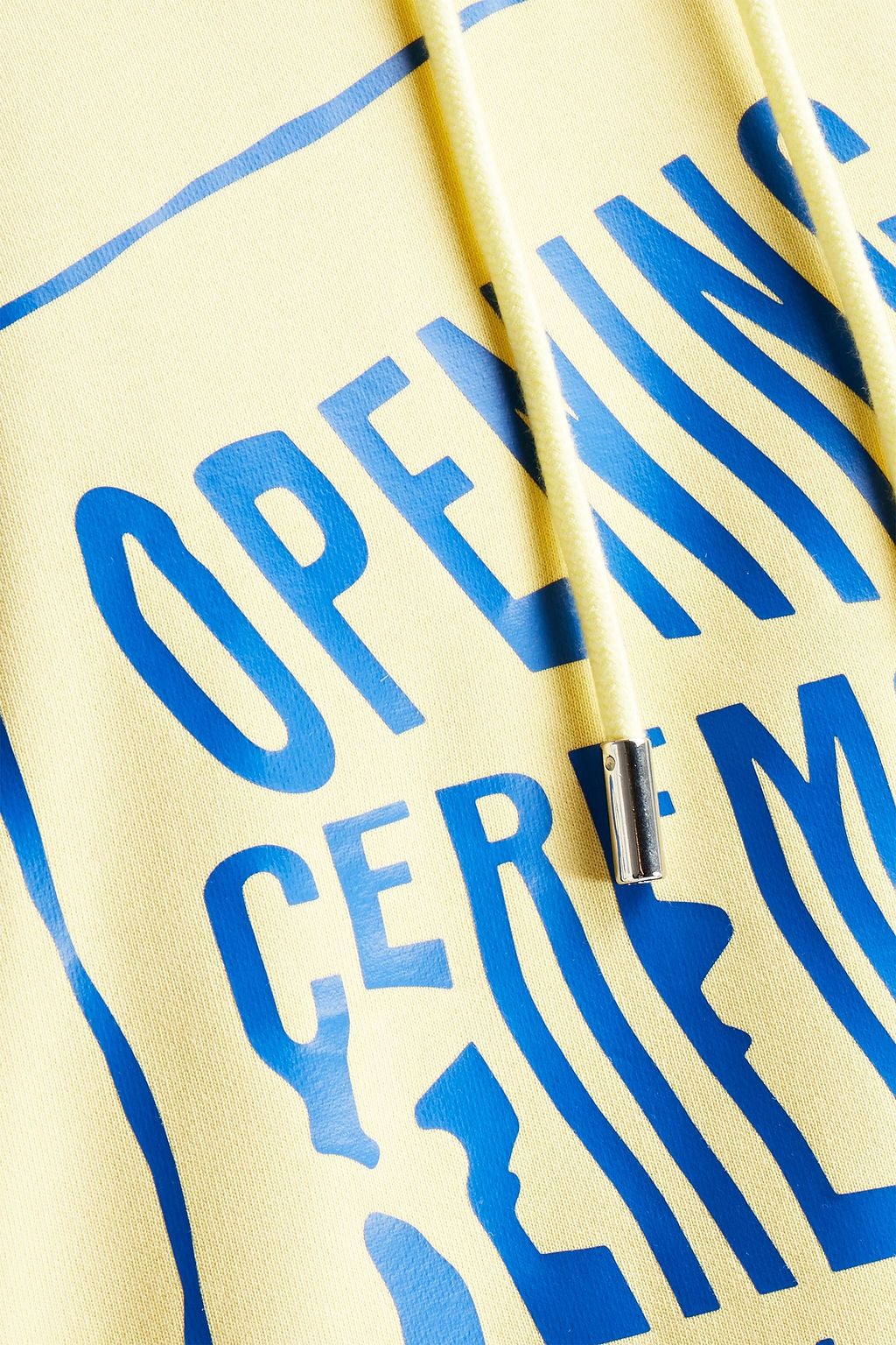 OPENING CEREMONY Printed French cotton-terry hoodie