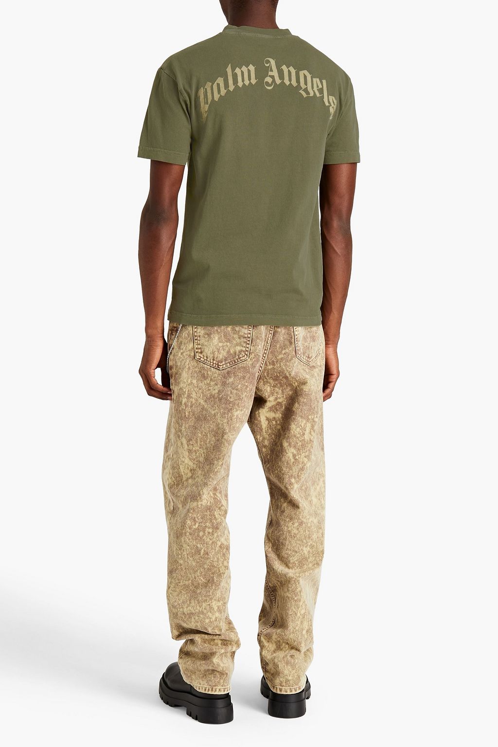 PALM ANGELS Printed cotton-jersey T-shirt