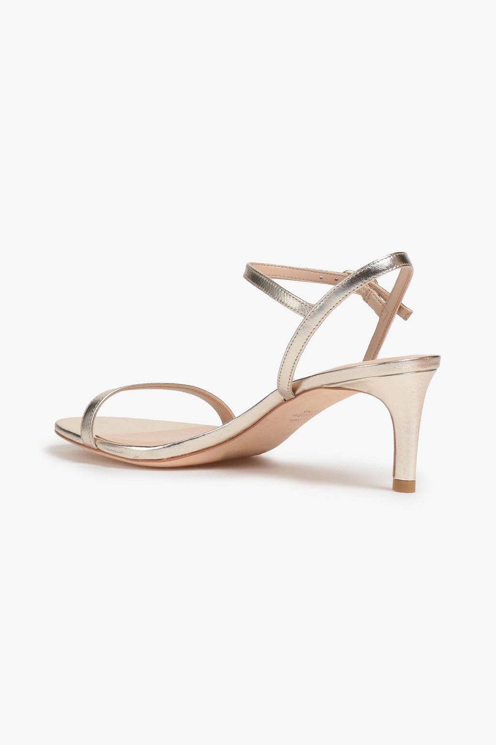 STUART WEITZMAN Kassidy metallic leather sandals