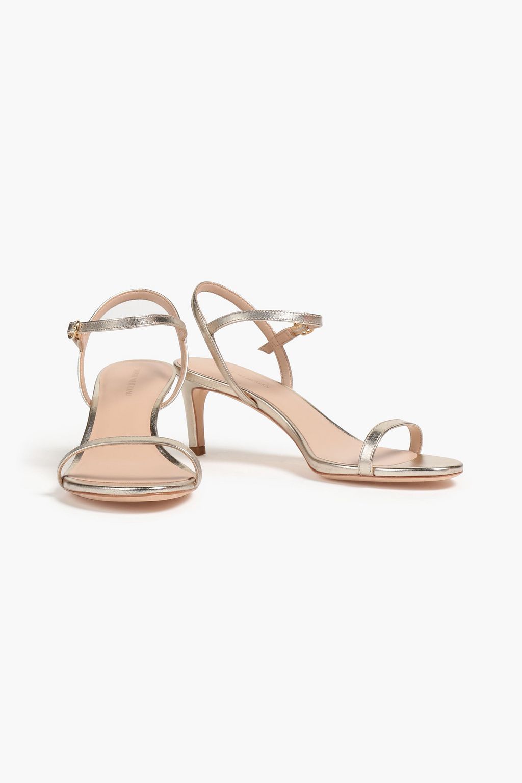STUART WEITZMAN Kassidy metallic leather sandals