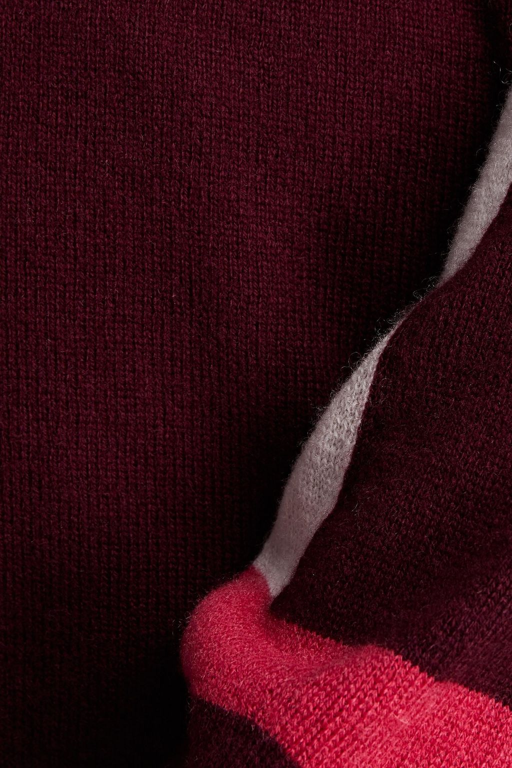 CHINTI & PARKER Color-block wool and cashmere-blend sweater
