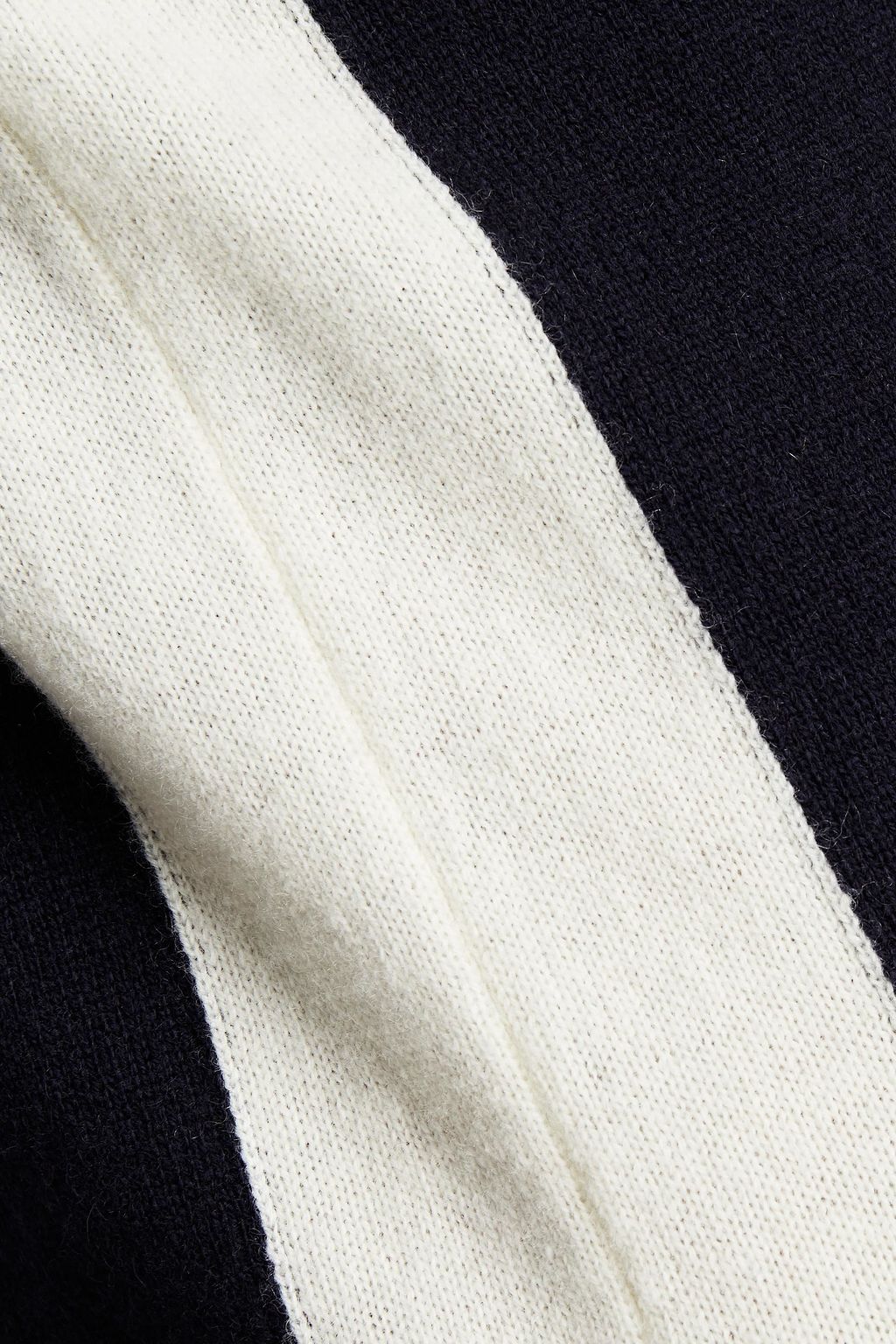 CHINTI & PARKER Color-block wool and cashmere-blend sweater