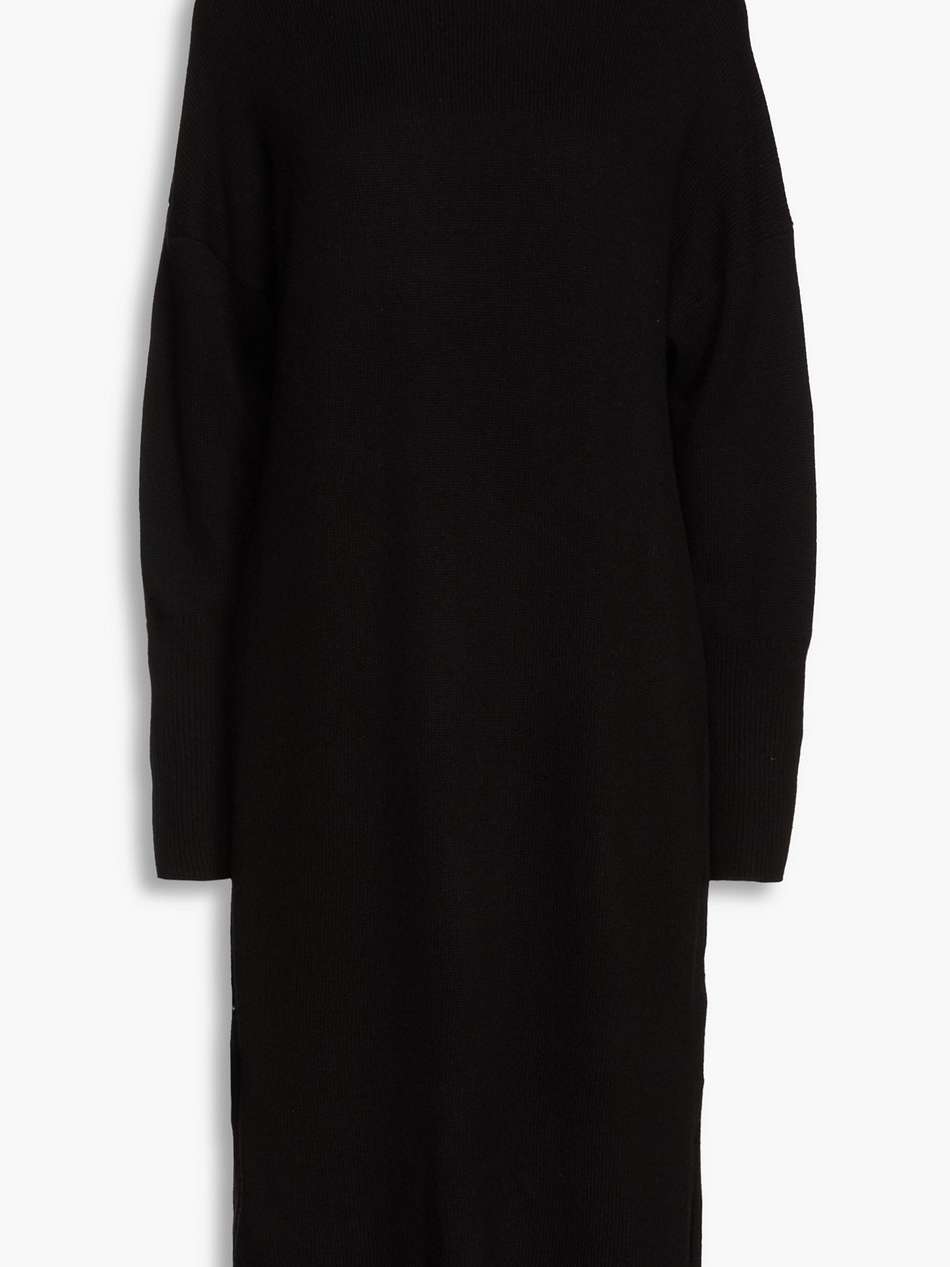 wool and cashmere-blend turtleneck dress
