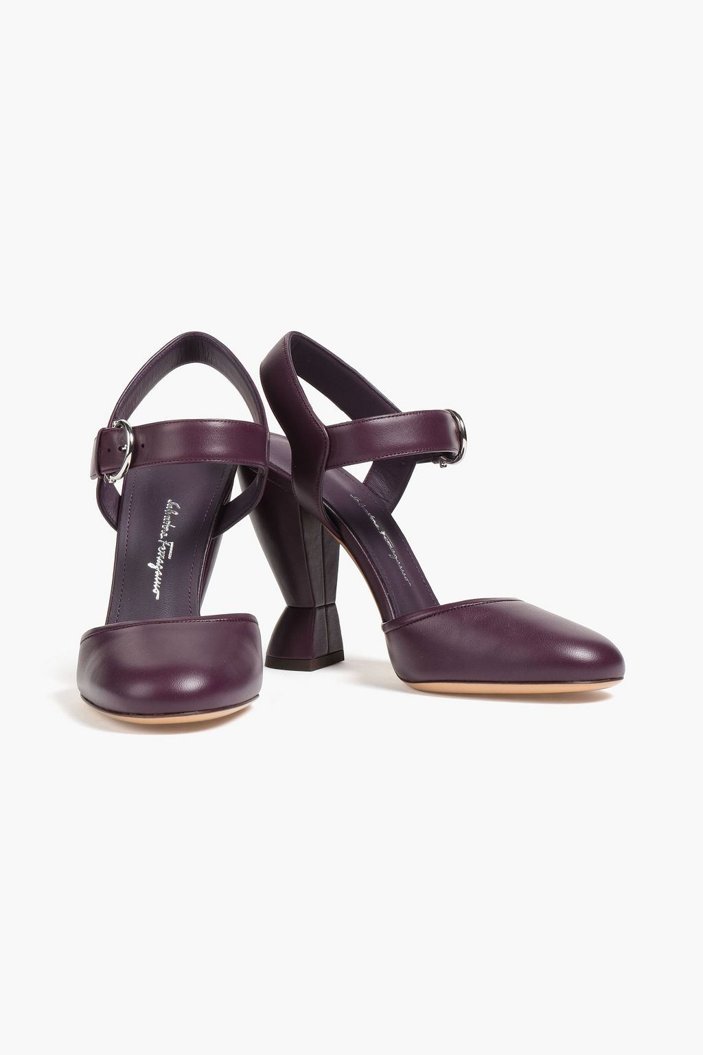 FERRAGAMO Gazania 가죽 펌프스