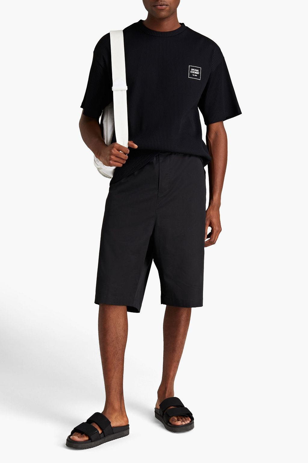 AMBUSH Stretch-cotton twill shorts
