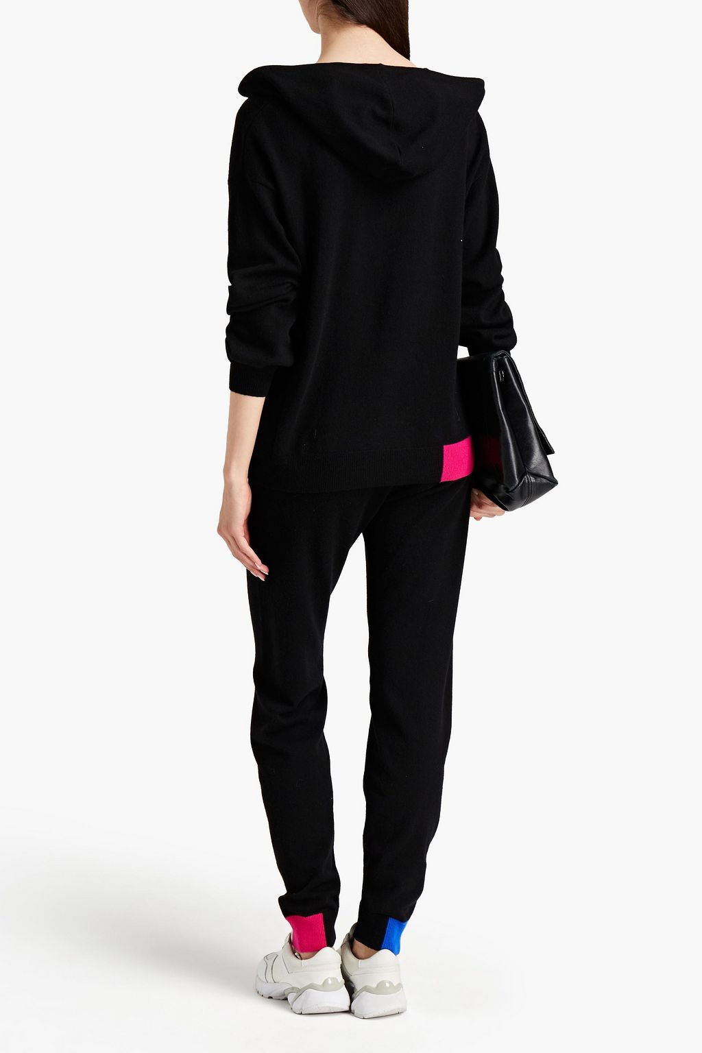 CHINTI & PARKER Color-block wool and cashmere-blend hoodie