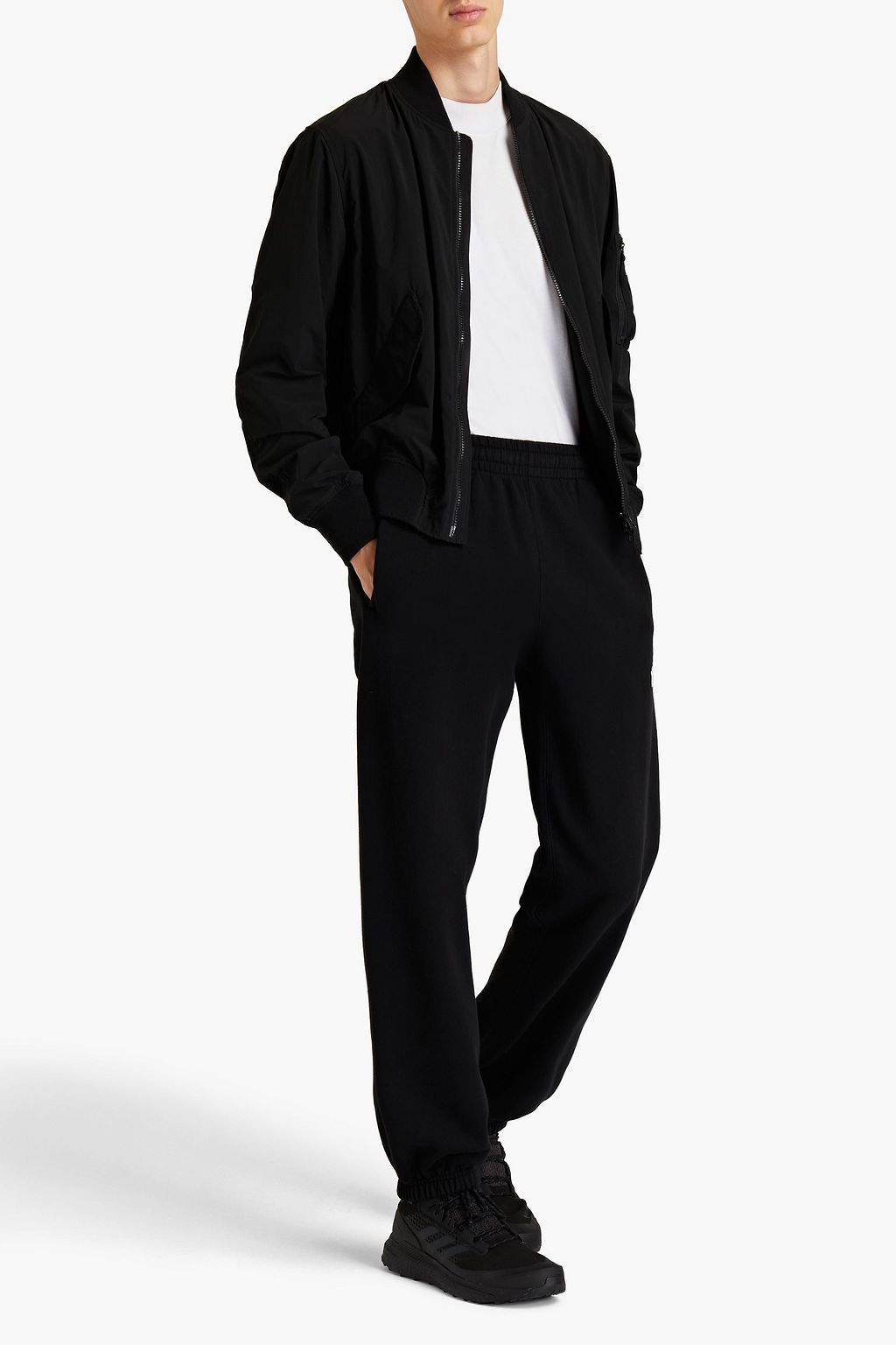OFF-WHITE™ Printed cotton-fleece sweatpants