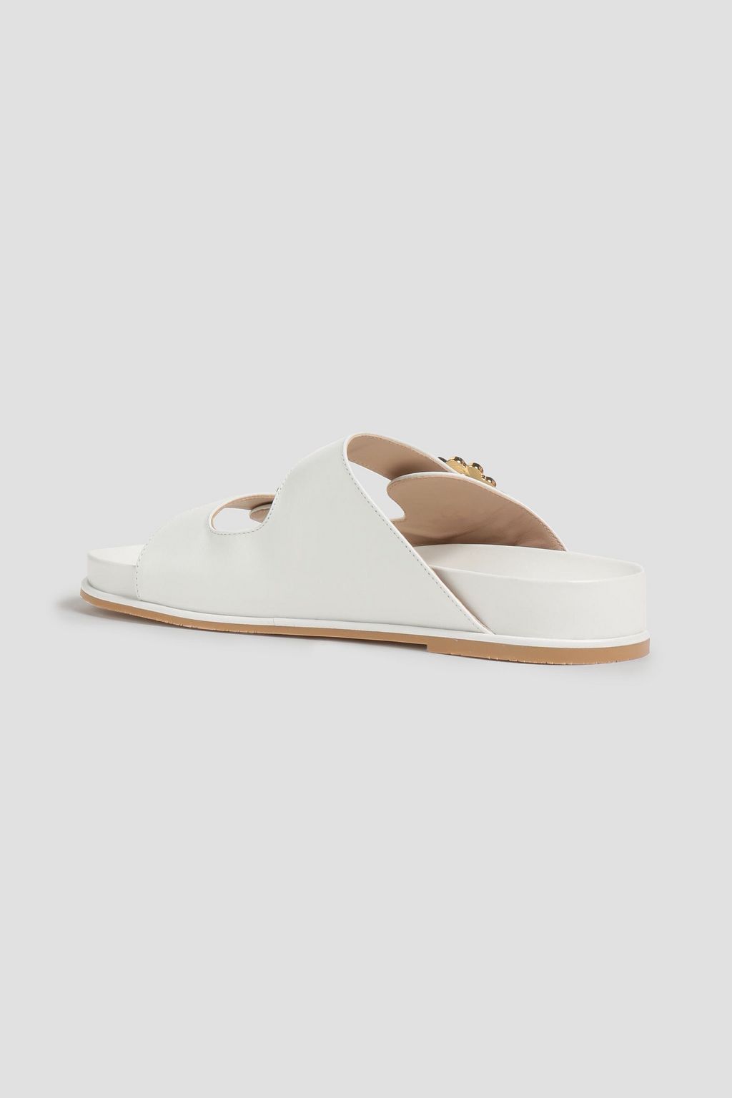 STUART WEITZMAN Piper Sandalen aus Leder mit Verzierung