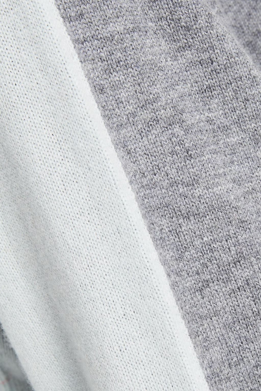 CHINTI & PARKER Two-tone wool and cashmere-blend sweater
