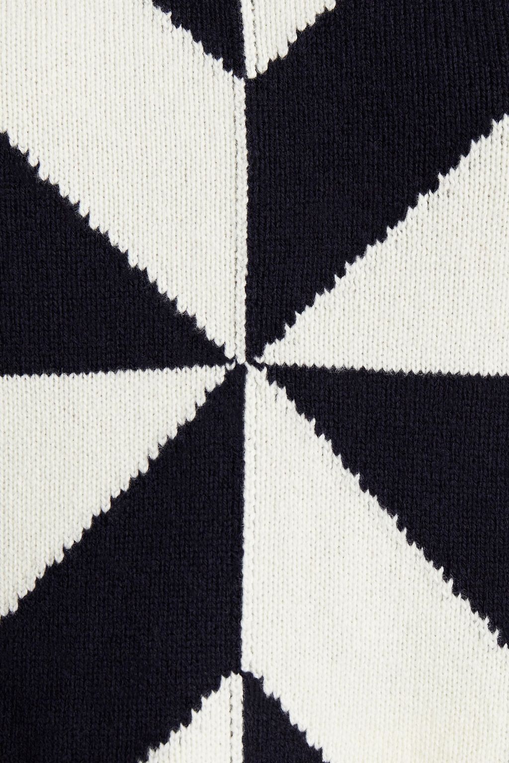 CHINTI & PARKER Intarsia wool and cashmere-blend sweater