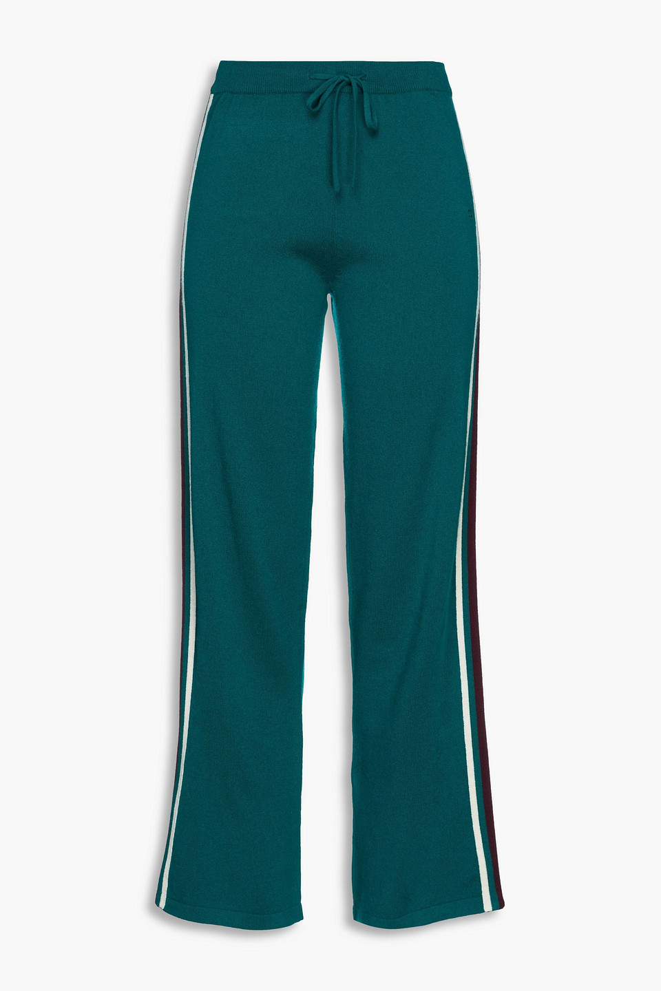 chinti and parker - wool and cashmere-blend track pants - green - xl