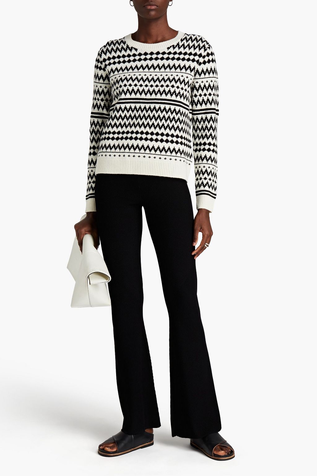 CHINTI & PARKER Wool and cashmere-blend jacquard sweater | THE OUTNET