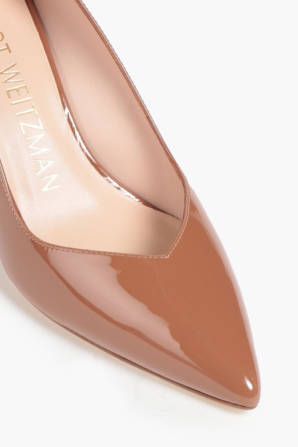 STUART WEITZMAN Anny 70 patent-leather pumps