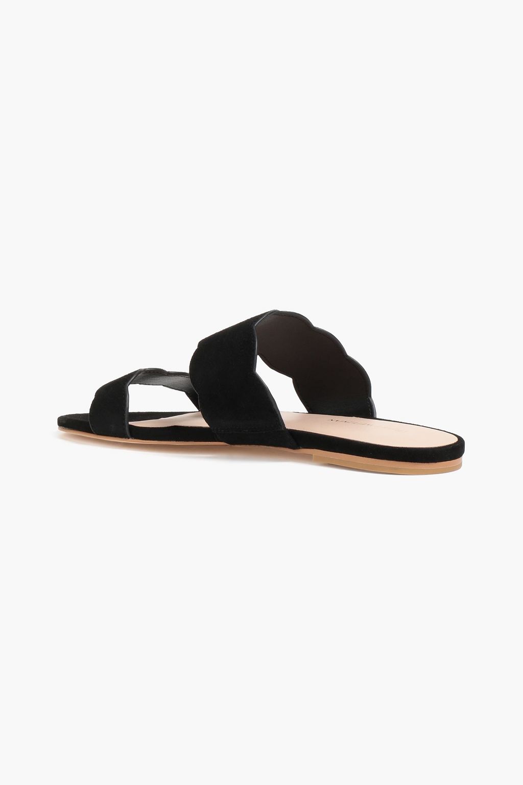 STUART WEITZMAN Santorini scalloped suede sandals