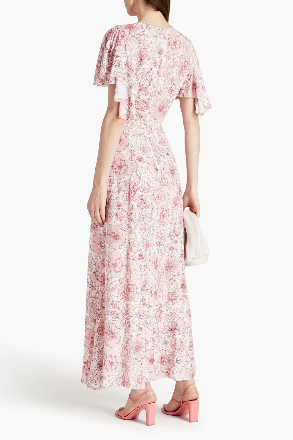 THE VAMPIRE'S WIFE Floral-print crepe maxi dress