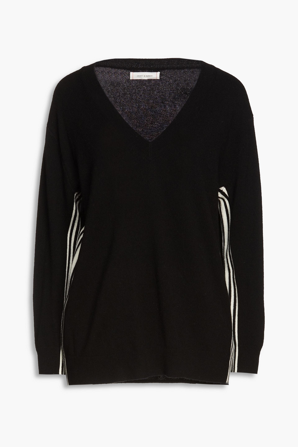 Chinti & Parker Wool And Cashmere-blend Jumper In Black