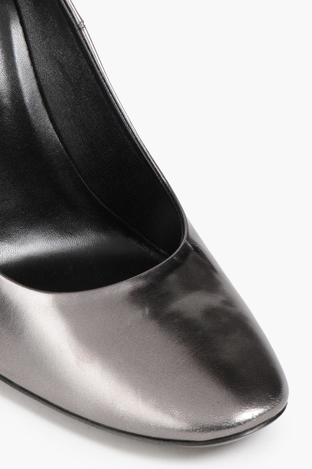 ROGER VIVIER Metallic leather pumps