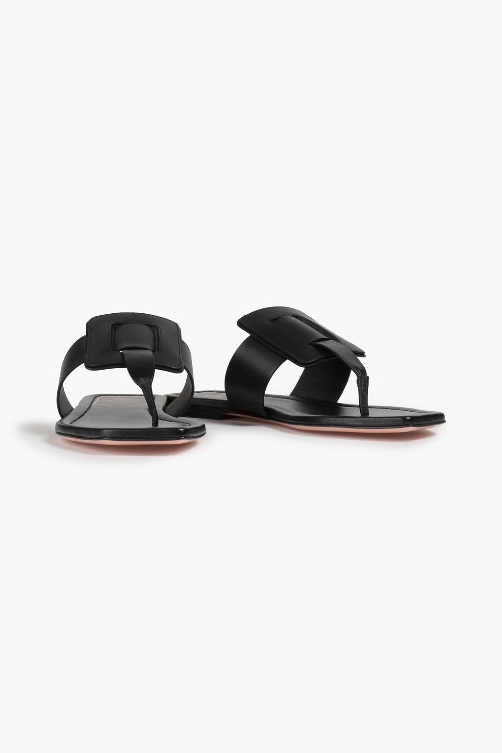 ROGER VIVIER Buckle-embellished patent-leather sandals | THE ROGER VIVIER Buckle-embellished patent-leather sandals | THE