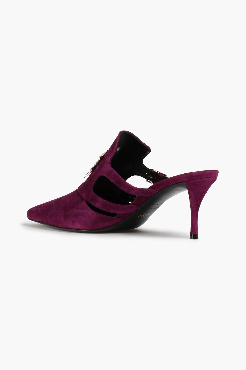 ROGER VIVIER حذاء ميول من الجلد السويدي مزين بزخارف