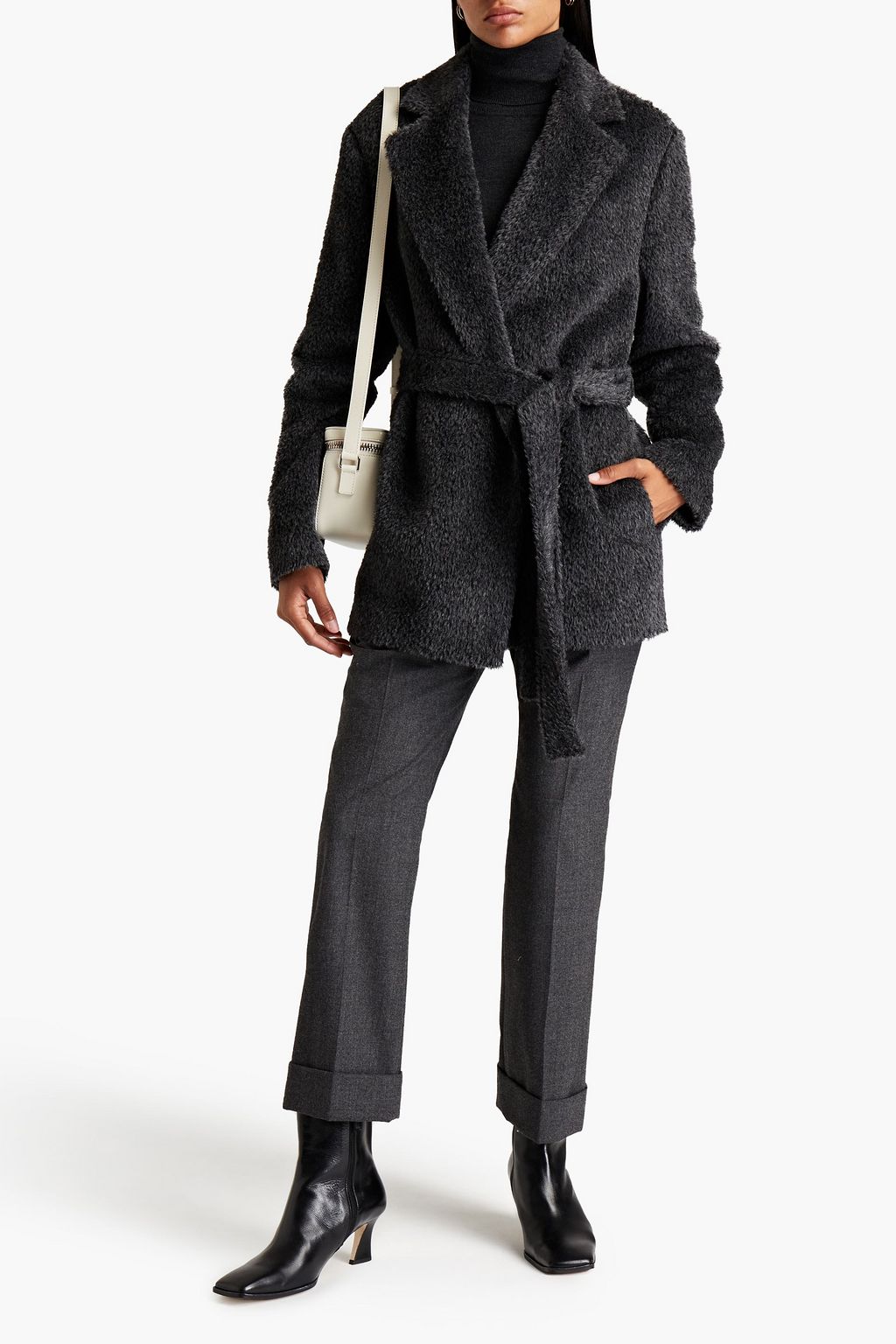 JOSEPH Cenda alpaca and wool-blend coat