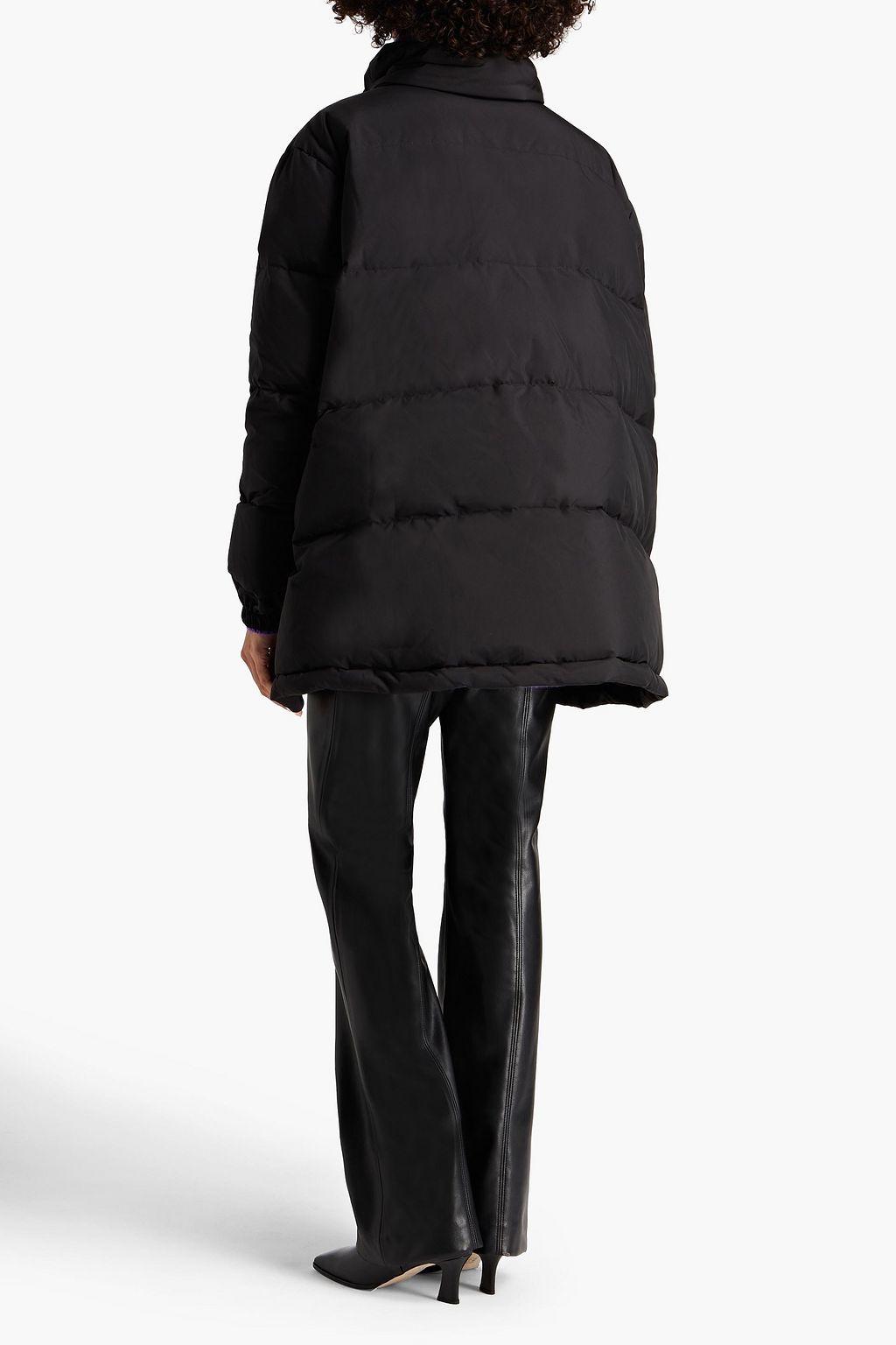 NINA RICCI Oversized quilted shell down jacket