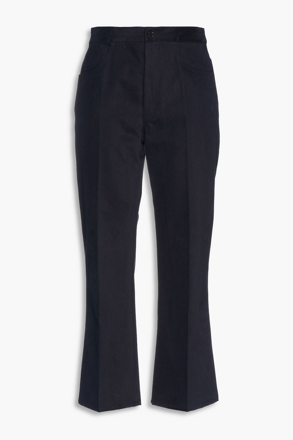 JIL SANDER Cotton-twill kick-flare pants