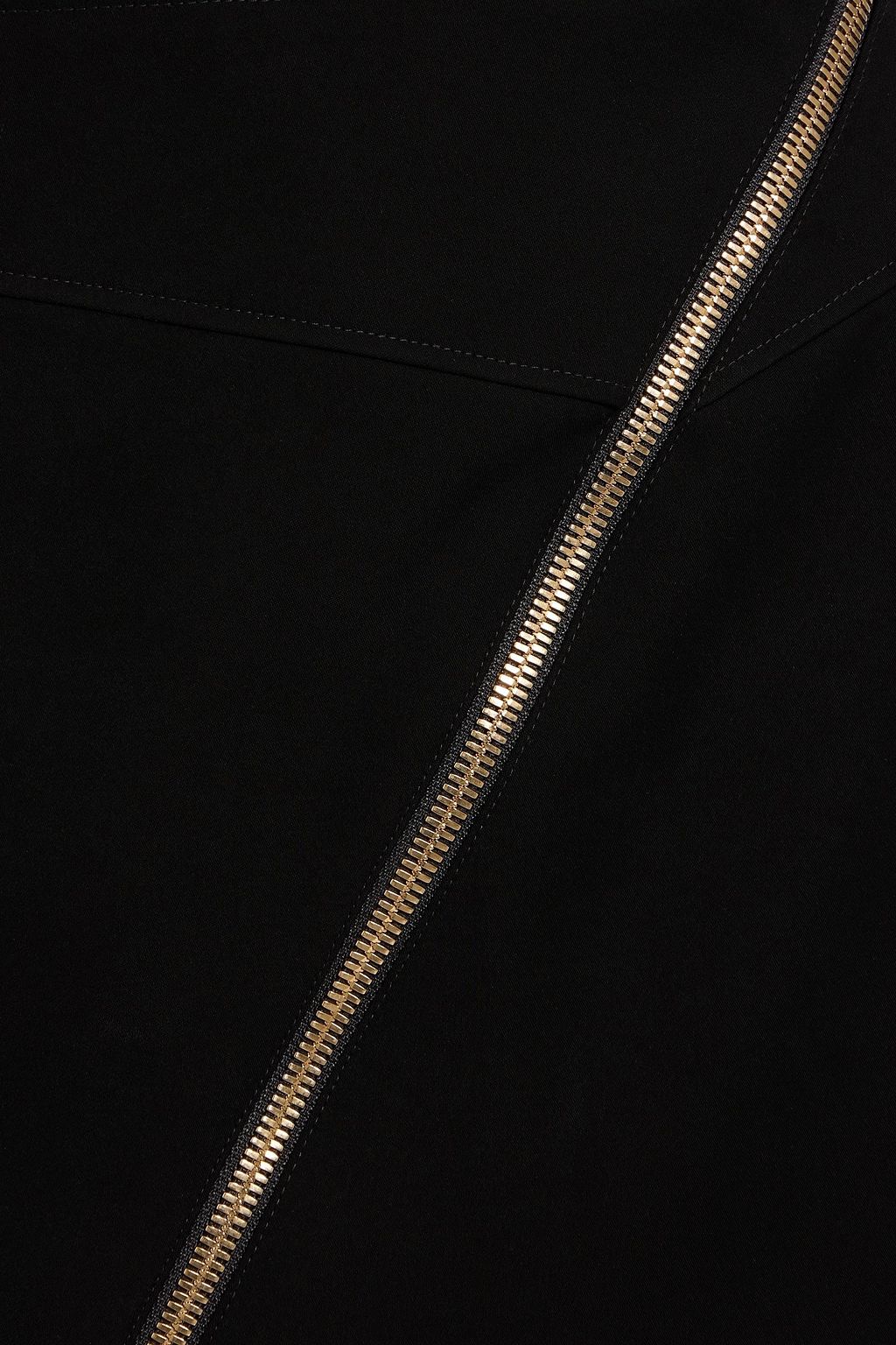 ALEXANDRE VAUTHIER One-sleeve zip-detailed crepe mini dress