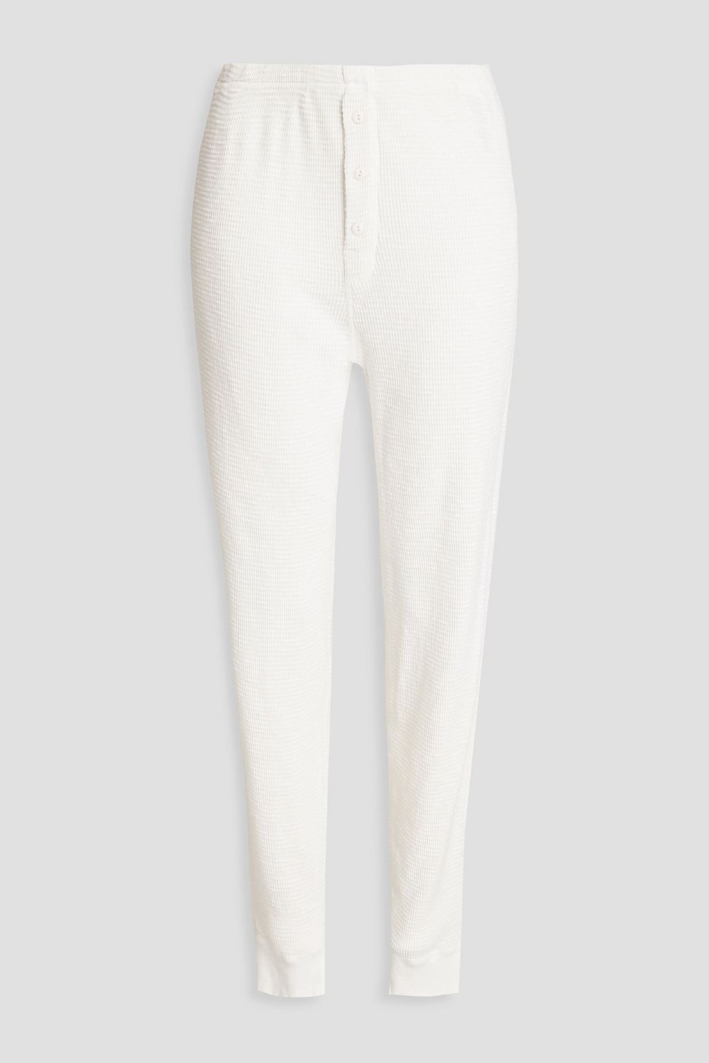 RE/DONE BY HANES Ribbedknit track pants THE