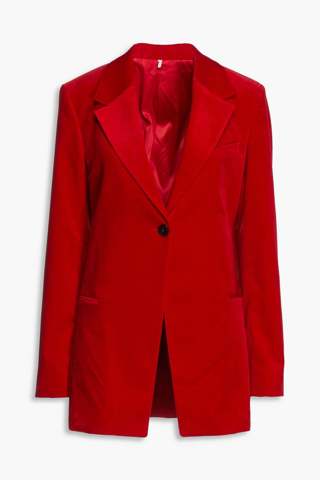 FRAME Cottonblend velvet blazer THE