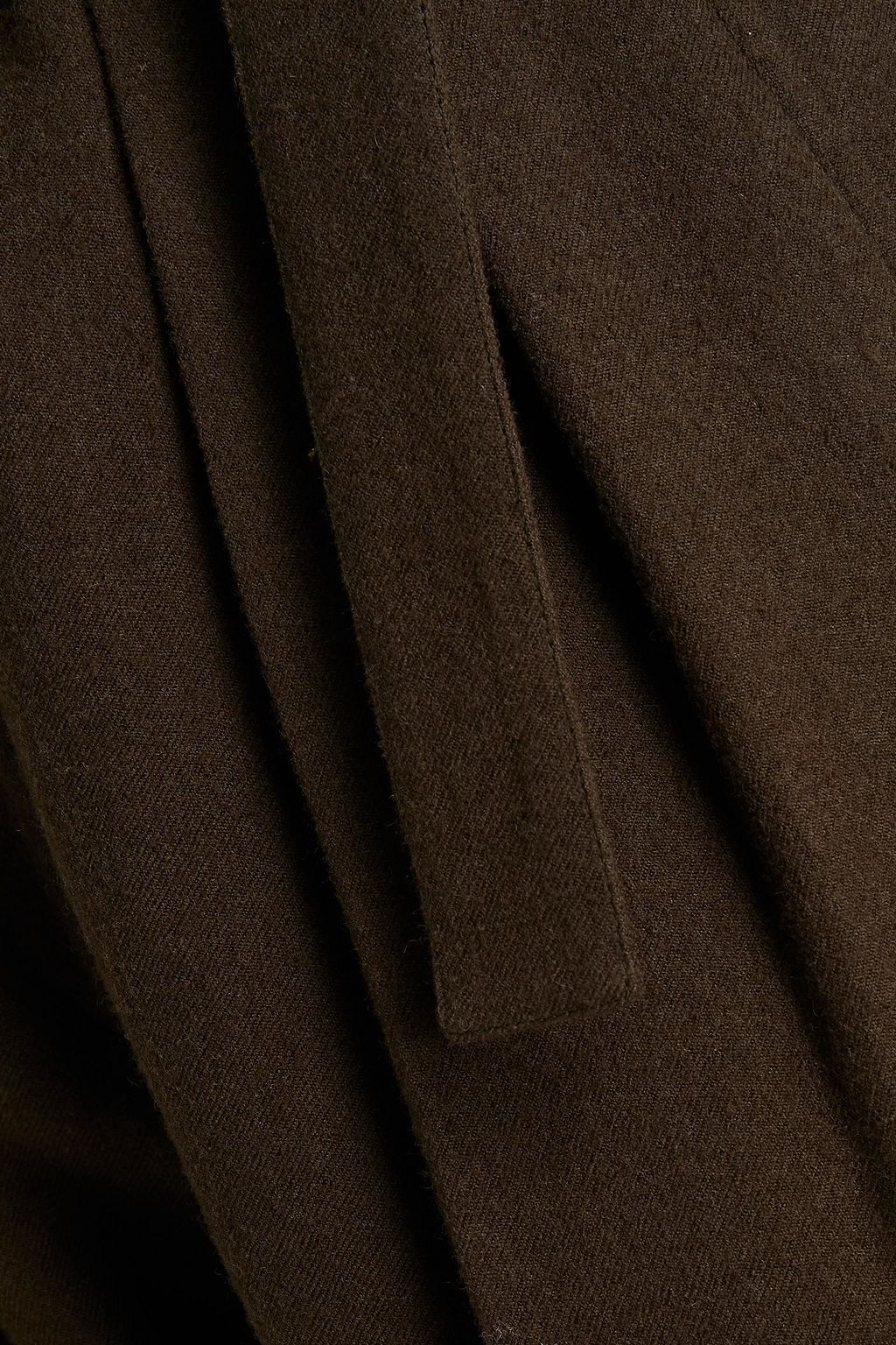 JIL SANDER Brushed wool-twill straight-leg pants