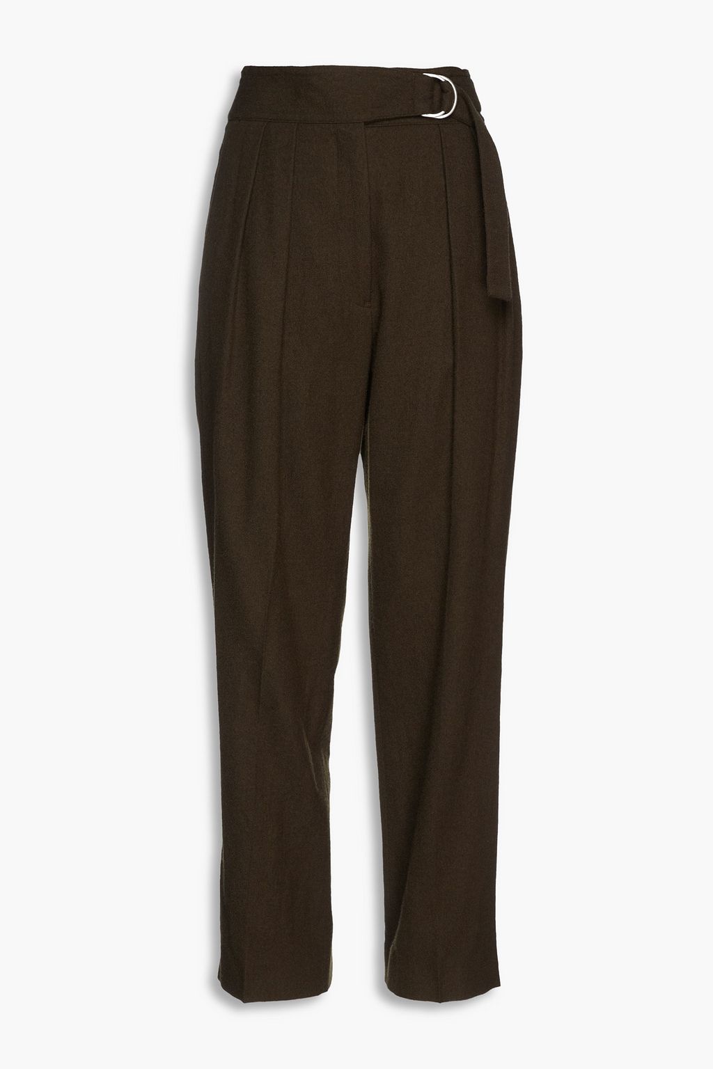 JIL SANDER Brushed wool-twill straight-leg pants | Sale up to 70% off ...