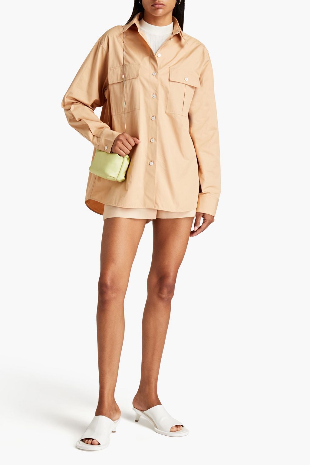 JIL SANDER Cotton-poplin shirt