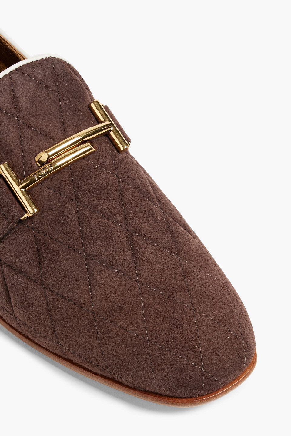 Tod's quilted loafer hotsell