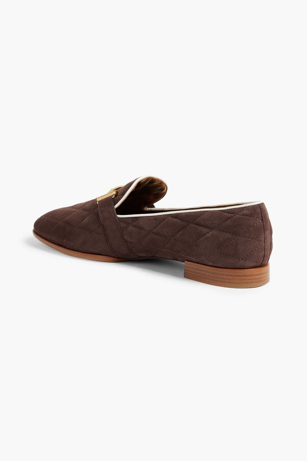 tod's double t quilted loafers