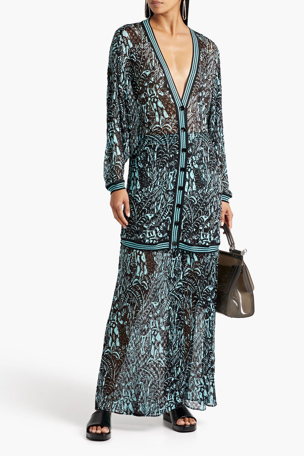 MISSONI Crochet-knit wide-leg pants