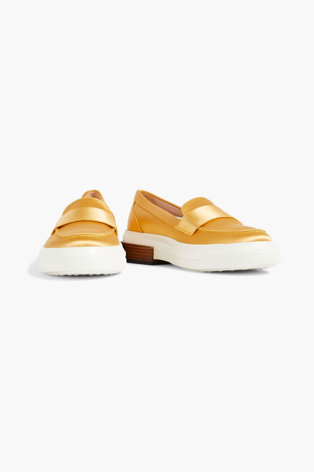 TOD'S Satin loafers