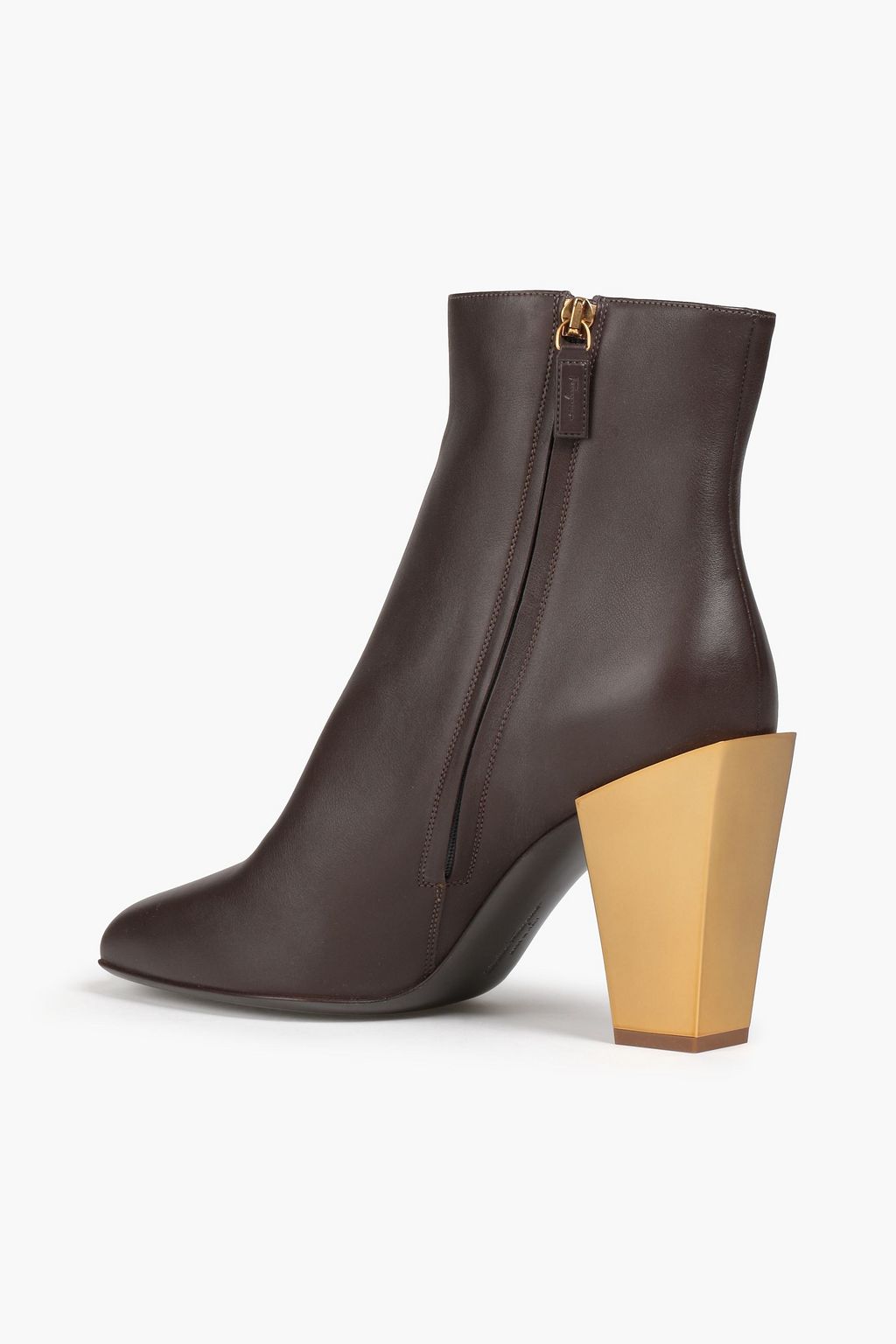 FERRAGAMO Teti leather ankle boots