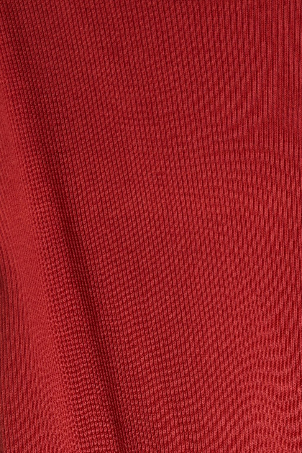 RE/DONE BY HANES Ribbed cotton-jersey tank