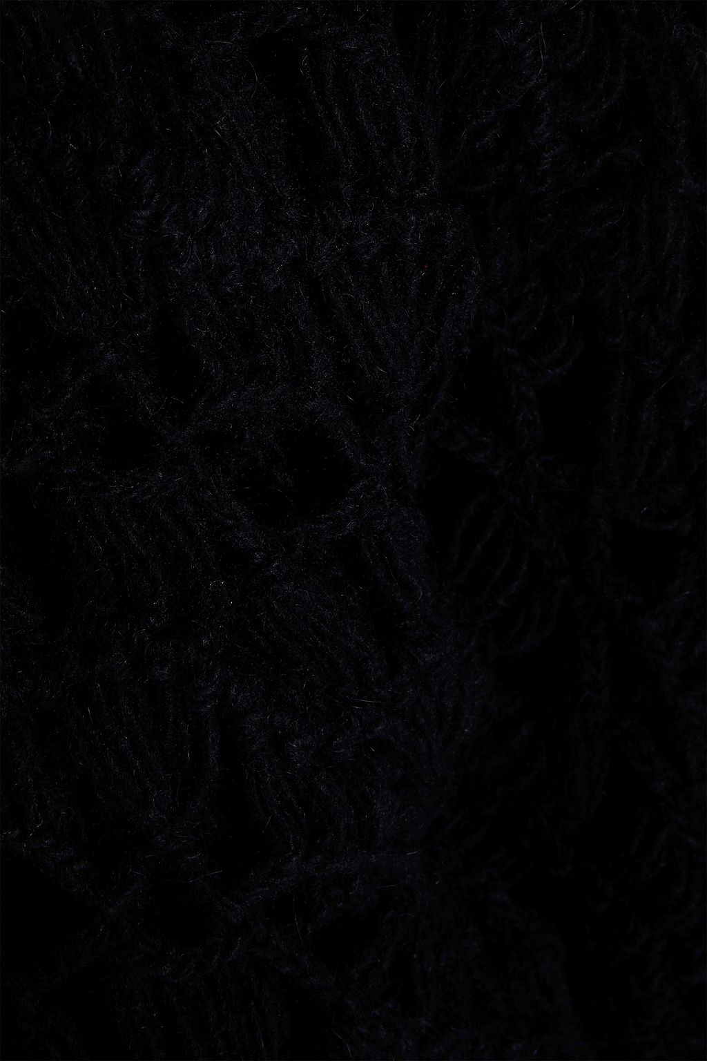 ZIMMERMANN Open-knit wool, alpaca and hemp-blend turtleneck sweater