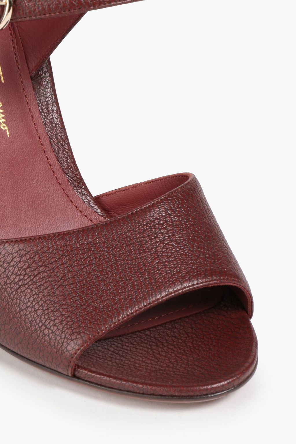 FERRAGAMO Aede textured-leather sandals