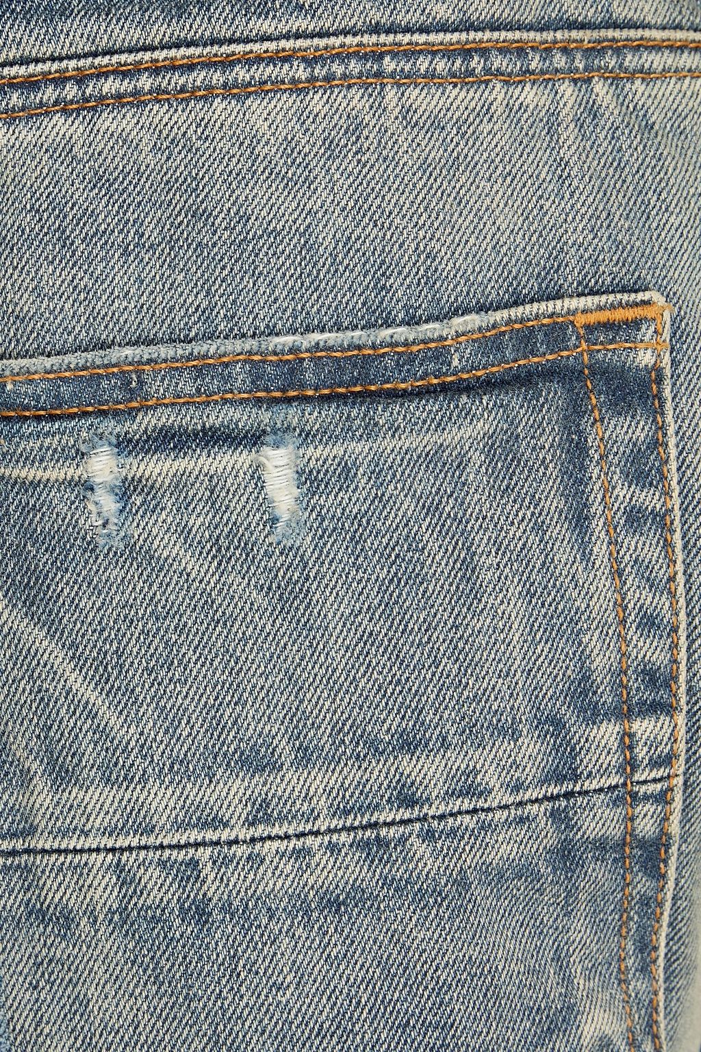 AMIRI Straight-fit distressed faded denim jeans