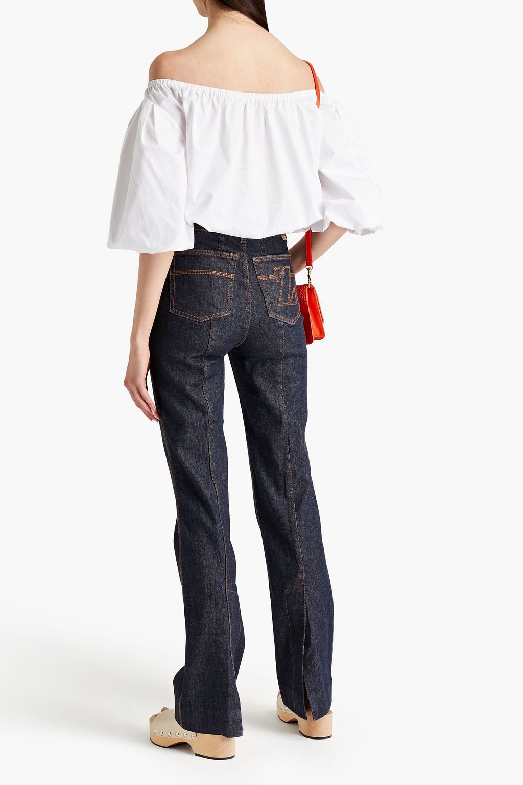 ZIMMERMANN High-rise straight-leg jeans