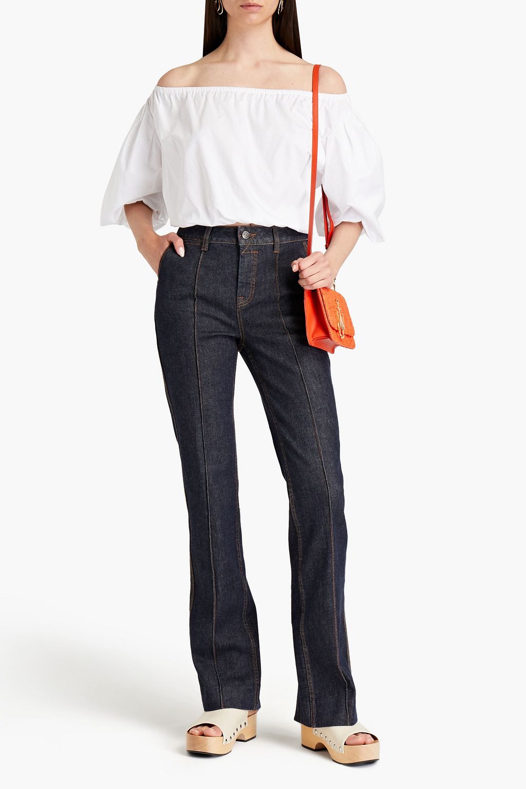 ZIMMERMANN High-rise straight-leg jeans