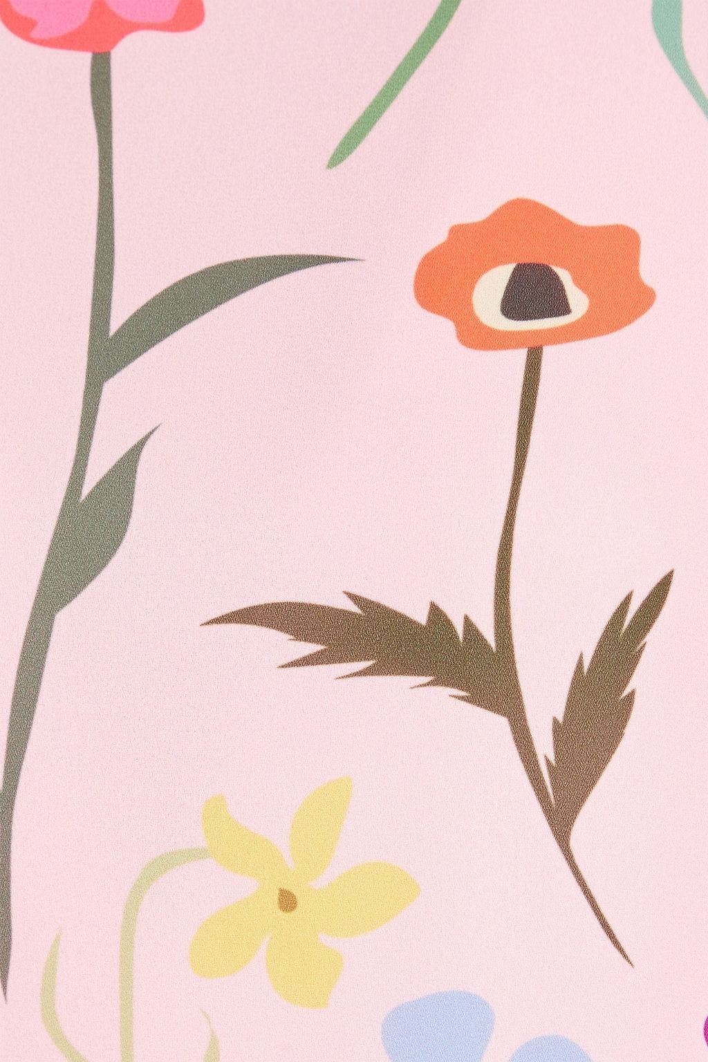 OLIVIA RUBIN Elizabeth floral-print crepe maxi dress